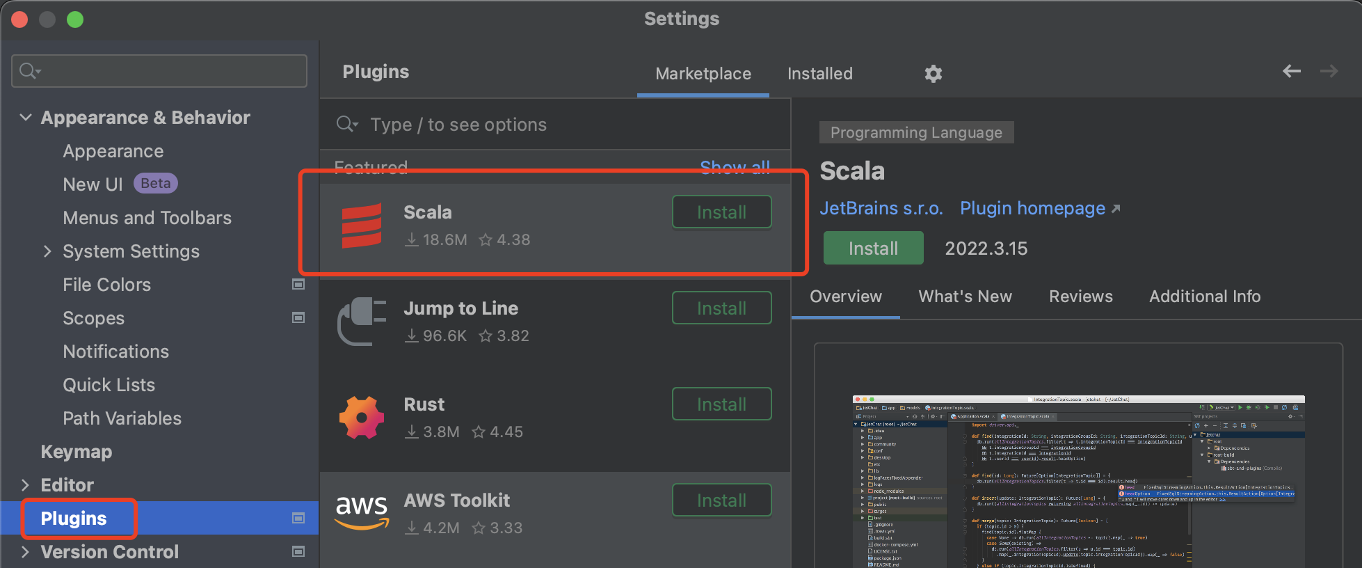 kafka-dev-idea-scala-plugin
