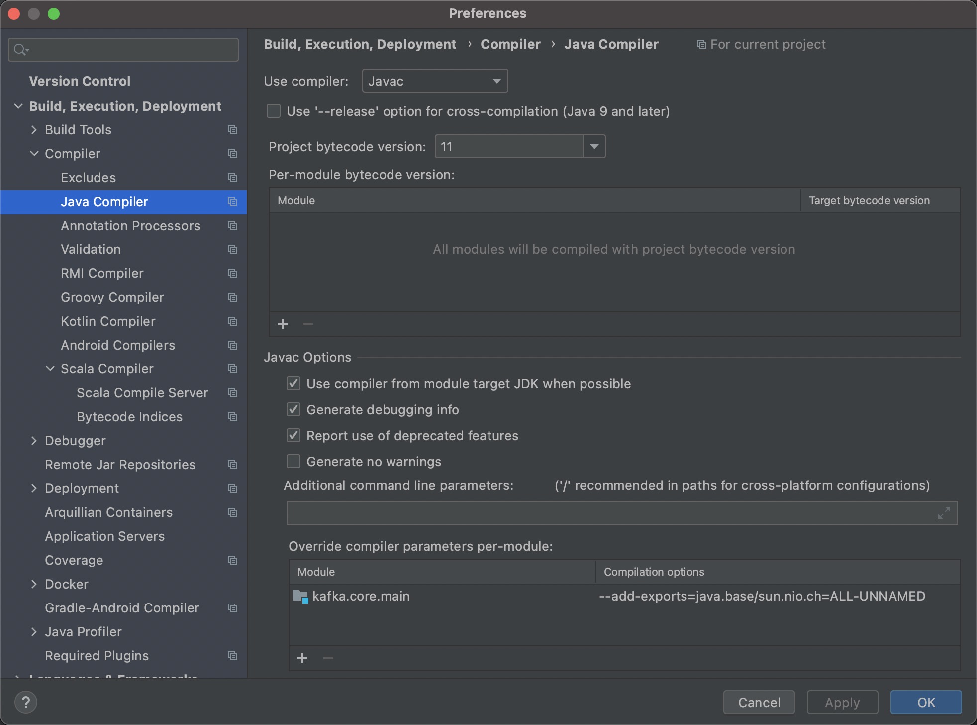 dev_change_java_compile_config